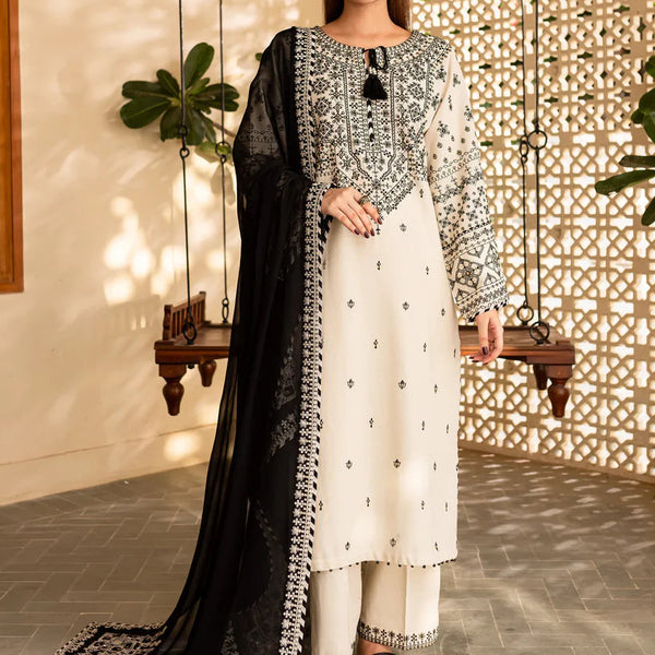 Zoom  BATIK-3PC LAWN With Embroidery
