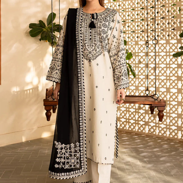 Zoom  BATIK-3PC LAWN With Embroidery