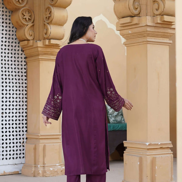 LARA EMBROIDERED 2PCS