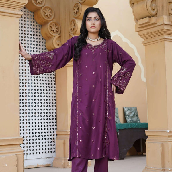 LARA EMBROIDERED 2PCS
