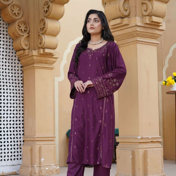 LARA EMBROIDERED 2PCS