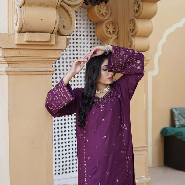 LARA EMBROIDERED 2PCS