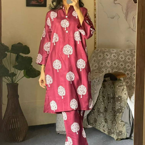 Rooh-e-Rang Leelan 2pc Stitched Suit